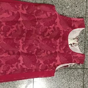 Petite   Pink floral cotton blouse